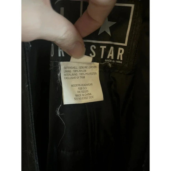 Vintage Northstar Snowmobile Overalls Leather Size M Racing Some Wear - Picture 3 of 10